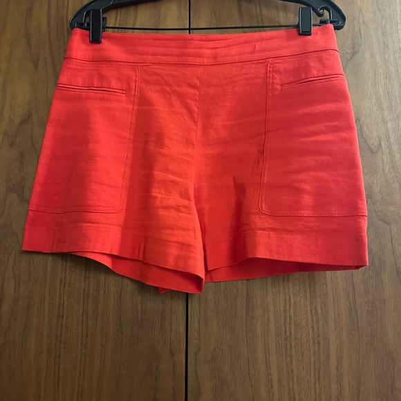 Theory Red Double-Breasted Blazer with Matching Shorts - Picture 10 of 16